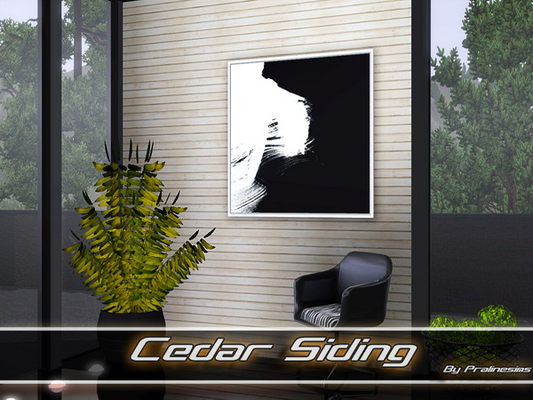 Sims 3 — Cedar Siding by Pralinesims — By Pralinesims /under wood