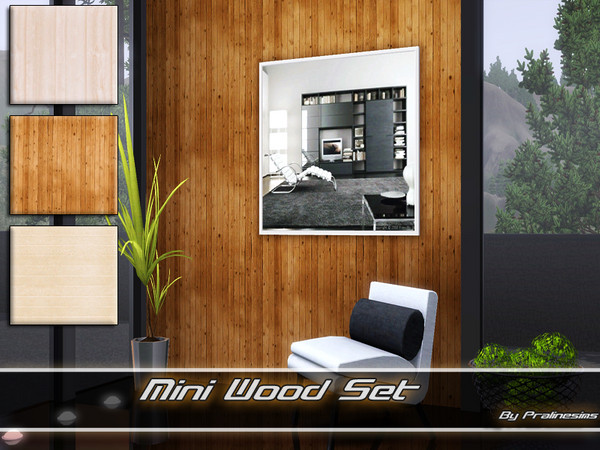 Sims 3 — Mini Wood Set by Pralinesims — By Pralinesims