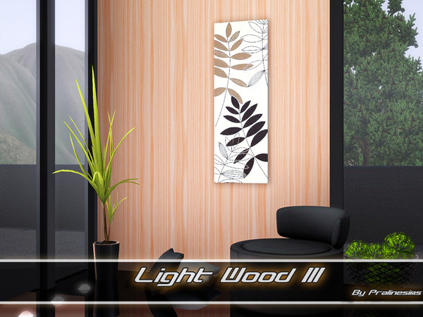 Sims 3 — Light Wood 3 by Pralinesims — By Pralinesims