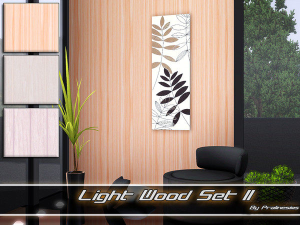 Sims 3 — Light Wood Set 2 by Pralinesims — By Pralinesims