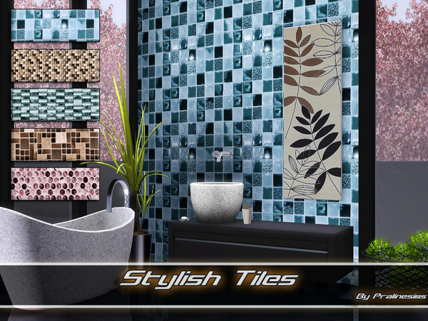 Sims 3 — Stylish Tiles  by Pralinesims — By Pralinesims