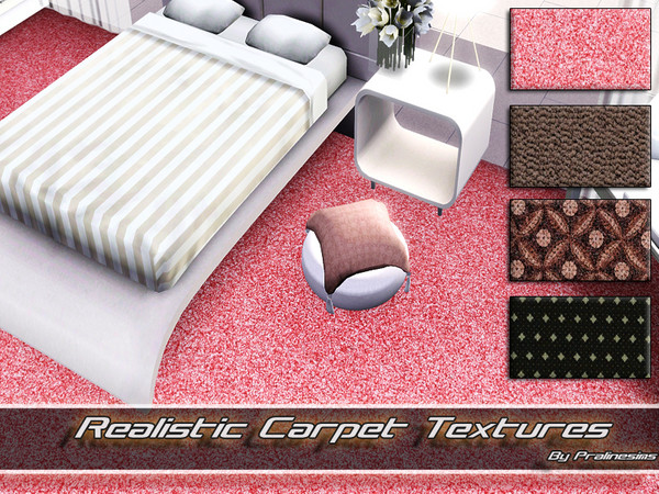 Sims 3 — Realistic Carpet Textures by Pralinesims — By Pralinesims