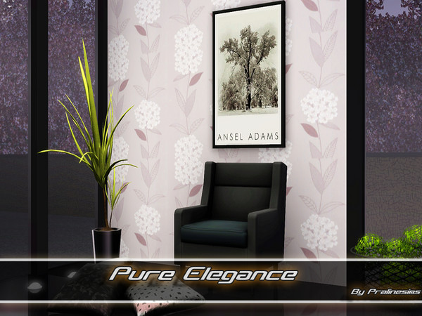 Sims 3 — Pure Elegance by TSR Archive — Lovely floral pattern. We hope you like it!