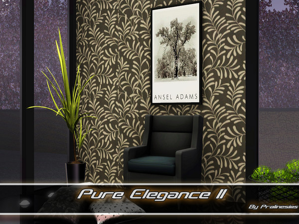 Sims 3 — Pure Elegance II by TSR Archive — Lovely floral pattern. We hope you like it!