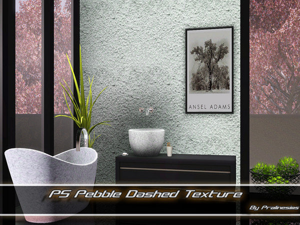 Sims 3 — PS Pebble Dashed Texture by Pralinesims — By Pralinesims under: Masonry