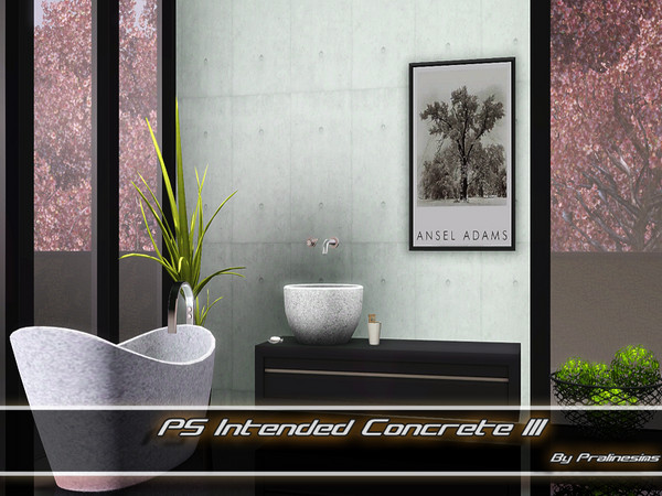 Sims 3 — PS Intended Concrete III by Pralinesims — By Pralinesims under: Masonry