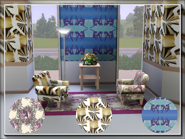 Sims 3 — marcorse_dance pattern set by marcorse — These three patterns all depict dance - one featuring a solo dancer and