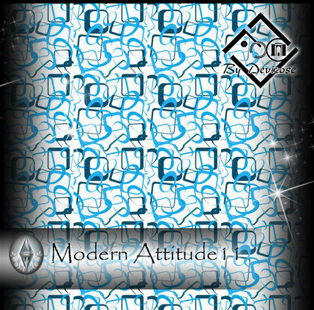 Sims 3 — Modern Attitude11 by Devirose — -I created these patterns using the 'Create a Pattern'by EA ;)Base game