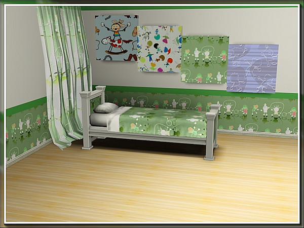 Sims 3 — marcorse_kiddie capers pattern set by marcorse — A set of four patterns suitable for childrens' furnishings and
