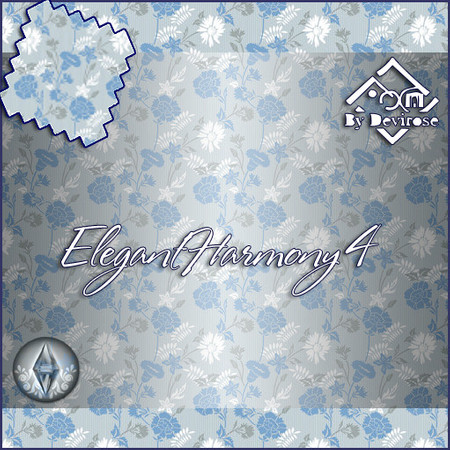 Sims 3 — ElegantHarmony4 by Devirose — By Devirose,created using EA's 'Create a Pattern'.'-No need Expansion packs,base