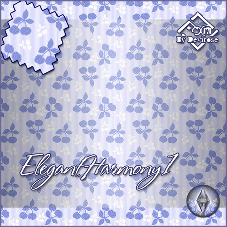 Sims 3 — ElegantHarmony1 by Devirose — By Devirose,created using EA's 'Create a Pattern'.'-No need Expansion packs,base