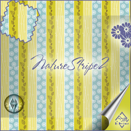 Sims 3 — NatureStripe2 by Devirose — By Devirose-found in the category 'Fabrics', created using EA's 'Create a