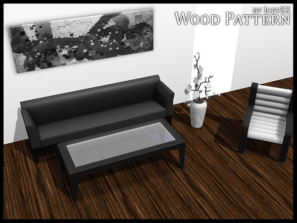 Sims 3 — Wood Pattern 013 by IceyXX by Iceyxx — A decorative wood pattern. 3 recolorable channels.