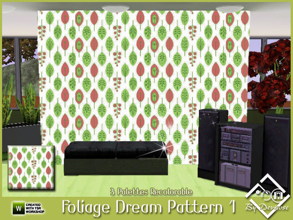 Sims 3 — Foliage Dream 1 by Devirose — No need Expansion packs,base game compatible-Enjoy^^