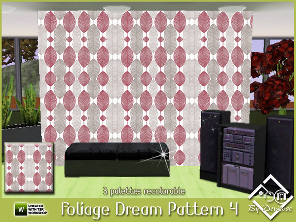 Sims 3 — Foliage Drems 4 by Devirose — No need Expansion packs,base game compatible-Enjoy^^