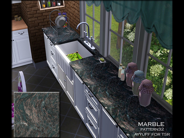 Sims 3 — Marble Pattern 32 by ayyuff — Marble Pattern 32