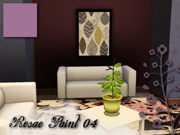Sims 3 — Rosae Pattern 04 by SugoiZiua2 — Rosae Paint Pattern 04 by SugoiZiua. 