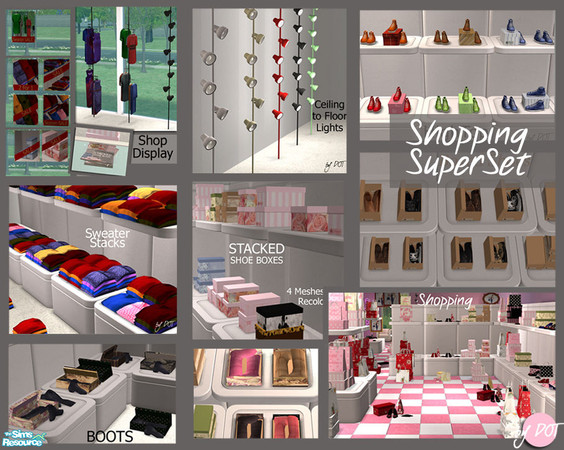 Sims 2 — Shopping SuperSet by DOT — 
