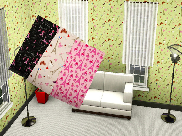 Sims 3 — Paris Prints by twosister422 — Love Paris? Bring that Parisian touch to your bedroom, living room, or wherever.