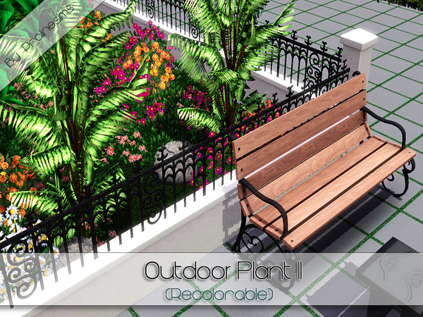 Sims 3 — Outdoor Plant 2 by Pralinesims — By Pralinesims