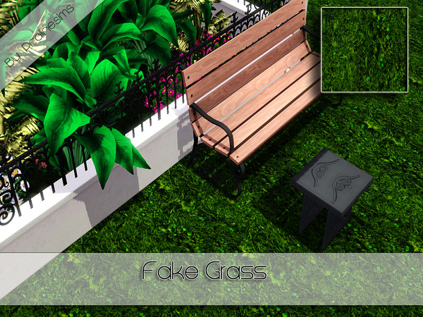 Sims 3 — Fake Grass by Pralinesims — By Pralinesims