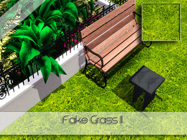 Sims 3 — Fake Grass 2 by Pralinesims — By Pralinesims