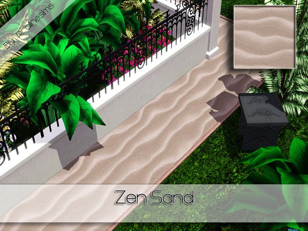 Sims 3 — Zen Sand by Pralinesims — By Pralinesims