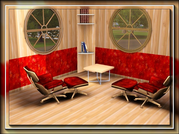 Sims 3 — marcorse_star nebula pattern by marcorse — A bright and intense, allover star design in crimson and gold.