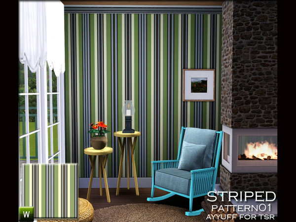 Sims 3 — Striped Pattern01 by ayyuff — striped pattern