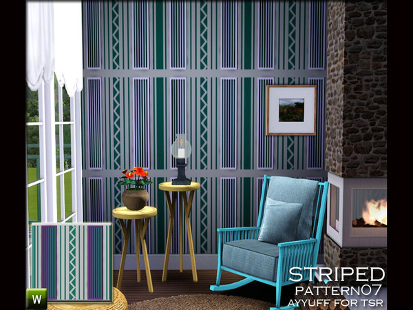 Sims 3 — Striped Pattern07 by ayyuff — striped pattern