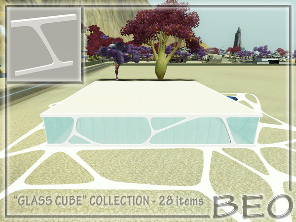 Sims 3 — Futuristic column 3 - GLASS CUBE collection by BEO — Futuristic column of the club GLASS CUBE. All items from