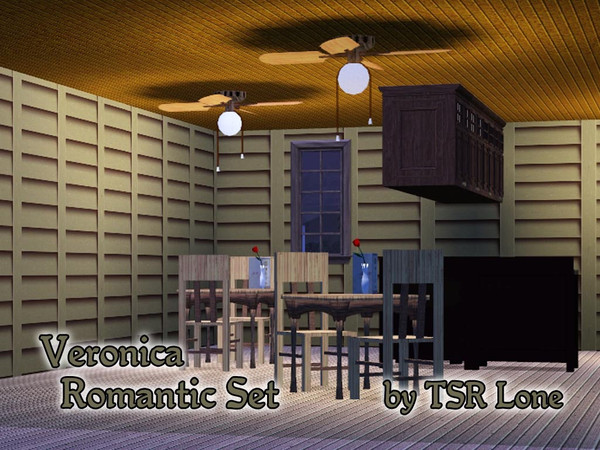 Sims 3 — Veronica Romantic Set by AXquireLone — A set perfect for your sims couple seeking for love.