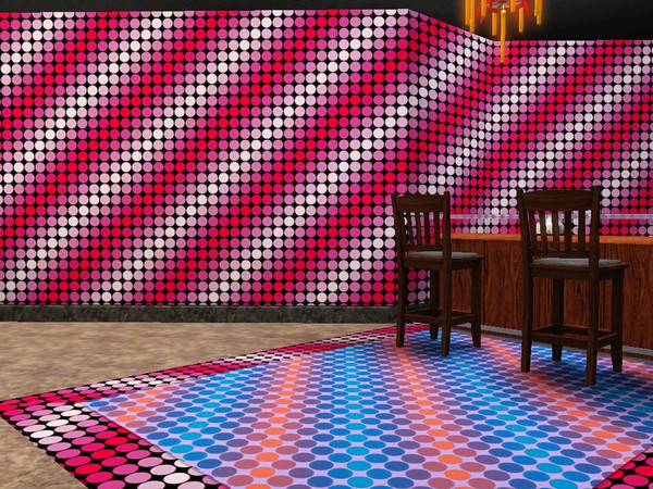 Sims 3 — Disco Fever-Design 03 by allison731 — Pattern is part of the Disco Fever set. Category: Geometric Channels: 3