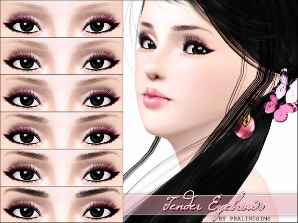 Sims 3 — Tender Eyebrows by Pralinesims — New, realistic eyebrows for your sims! Your sims will love their new look ;) -