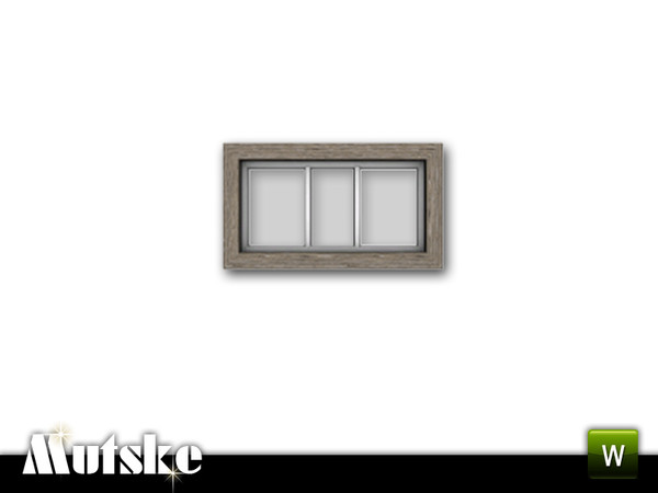Sims 3 — Bari Window Dormer SIngle 2x1 by Mutske — 4 recolorable parts. Made by Mutske@TSR. TSRAA.