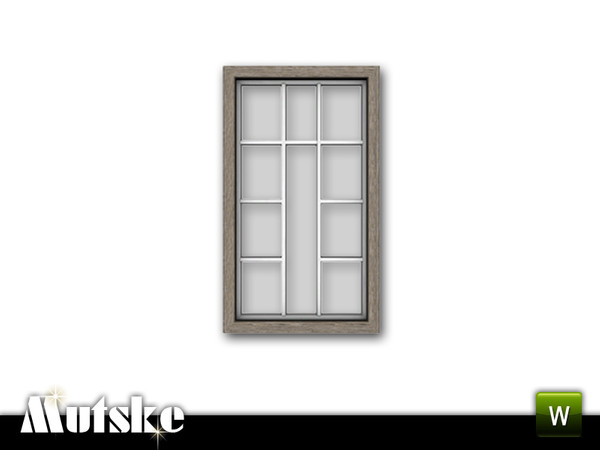 Sims 3 — Bari Window Counter 1x1 by Mutske — 4 recolorable parts. Made by Mutske@TSR. TSRAA.