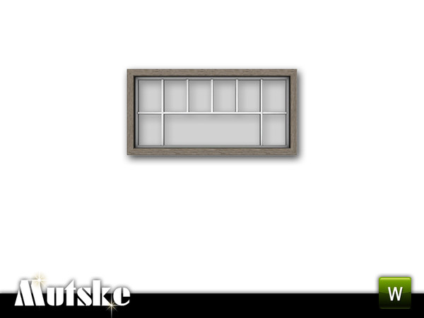 Sims 3 — Bari Window Privat 2x1 by Mutske — 4 recolorable parts. Made by Mutske@TSR. TSRAA.