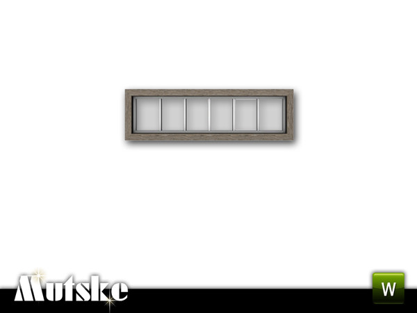 Sims 3 — Bari Window Dormer 2x1 by Mutske — 4 recolorable parts. Made by Mutske@TSR. TSRAA.