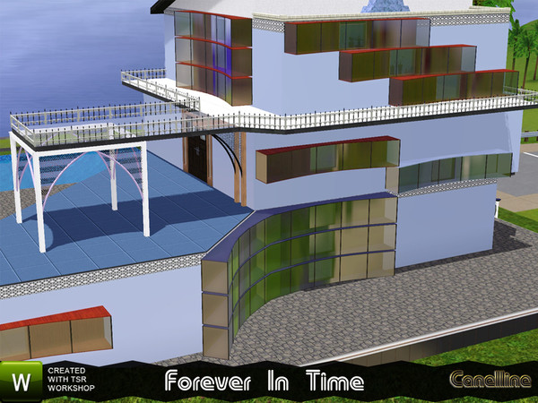 Sims 3 — Forever In Time Construction Set by Canelline — This new set have 12 items 2 Arched columns for straight walls 2