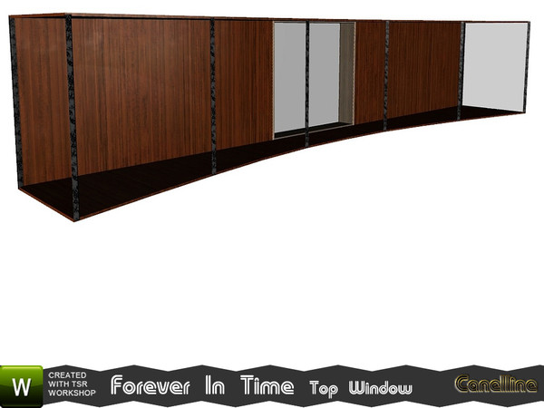Sims 3 — Forever In Time Set Modern Curved Top Window by Canelline — Forever In Time Set Modern Curved Top Window This