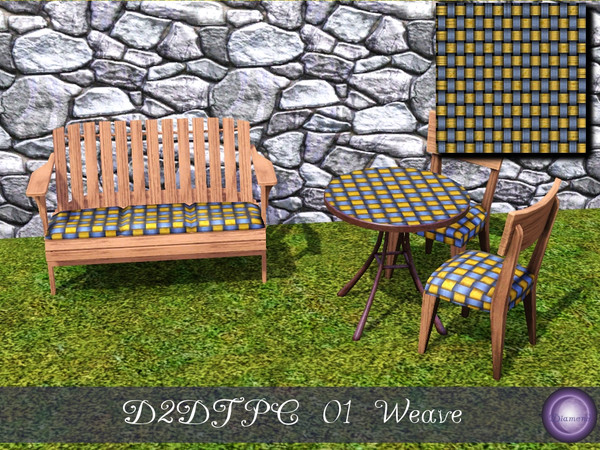 Sims 3 — D2DTCP Weave by D2Diamond — Texture Pattern Challenge; Weave. Find the rest of the collection at D2Diamond @