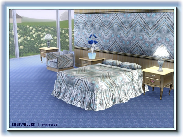 Sims 3 — Bejewelled 1 pattern by marcorse — Bejewelled 1 is the first in a series of 12 Geometric patterns, all featuring
