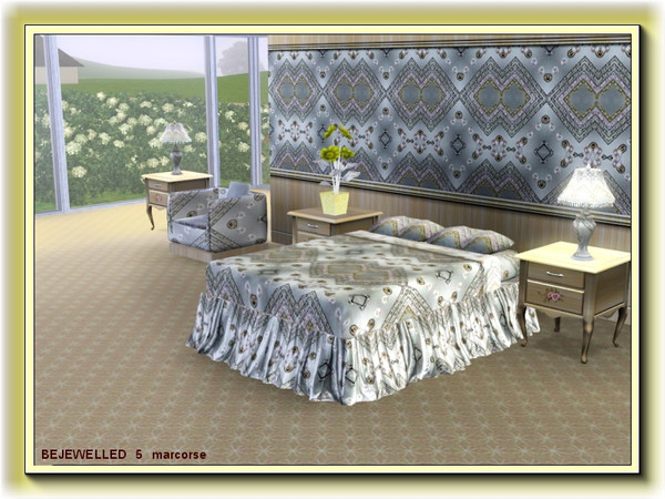 Sims 3 — Bejewelled 5 pattern by marcorse — Bejewelled 5 is the fifth in a series of 12 Geometric patterns, all featuring