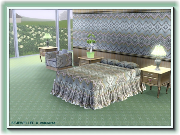 Sims 3 — Bejewelled 8 pattern by marcorse — Bejewelled 8 is the second in the second set of 6, in a series of 12