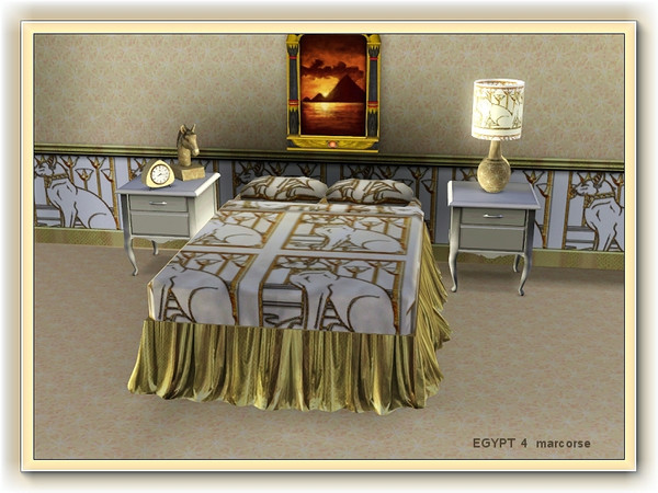 Sims 3 — Egypt 3 - Bastet pattern by marcorse — The Goddess Bastet [or Bast]: the daughter of Re and mother of Khonsu