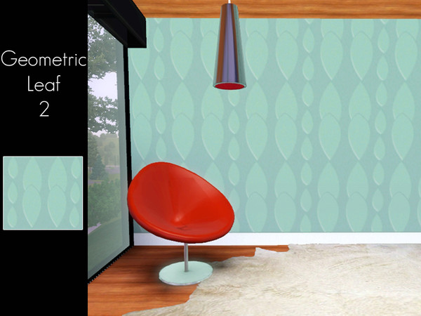 Sims 3 — Geometric Leaf 2 by danielaoecksler — Geometric Leaf 2 pattern