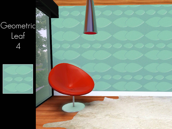Sims 3 — Geometric Leaf 4 by danielaoecksler — Geometric Leaf 4 pattern