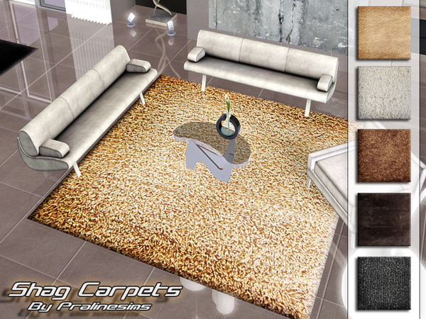 Sims 3 — Shag Carpets by Pralinesims — By Pralinesims