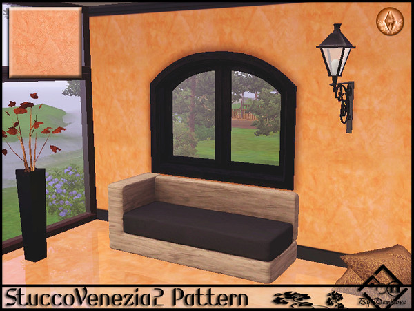 Sims 3 — StuccoVenezia2 by Devirose — Found in the category 'Paint', created using EA's 'Create a Pattern'.'-No need