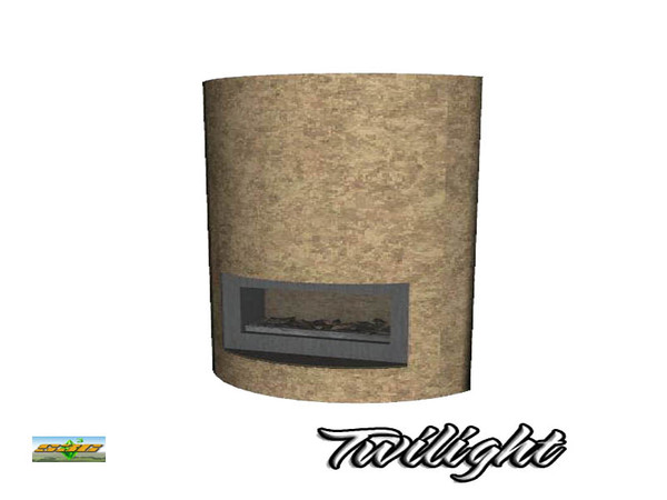 Sims 3 — S3C Twilight Fireplace by ruhrpottbobo — S3C Twilight Fireplace 